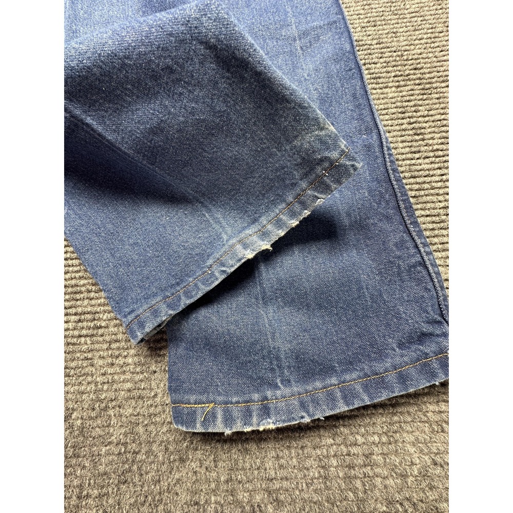 Wrangler Jeans Mens 40x30* Blue Straight Leg Denim Cotton Five Pocket Classic - Picture 7 of 8